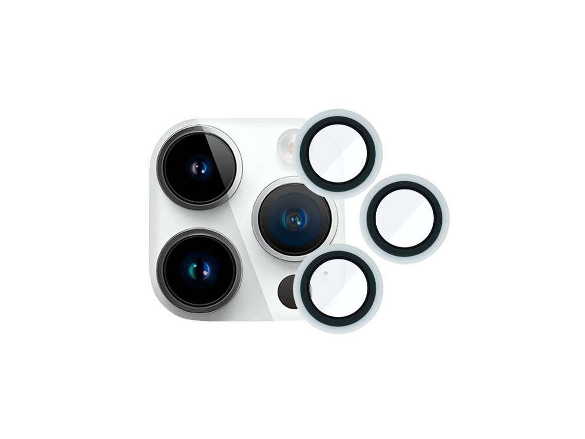 Cubre Objetivo Fluorescente Blanco Para Iphone 12 Pro Max