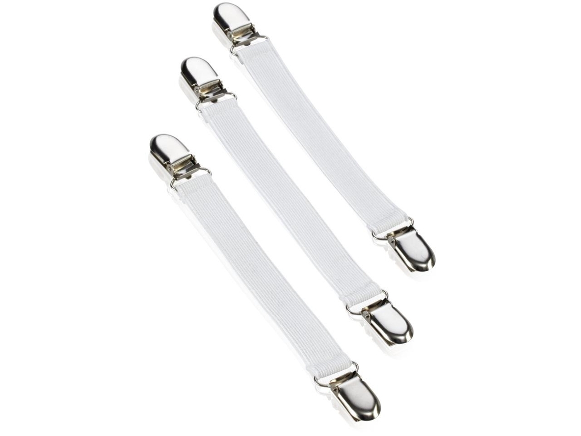 Elástico Antideslizante Para Tirantes - 3 Piezas - Ancho 2,0 Cm, Largo 28 Cm