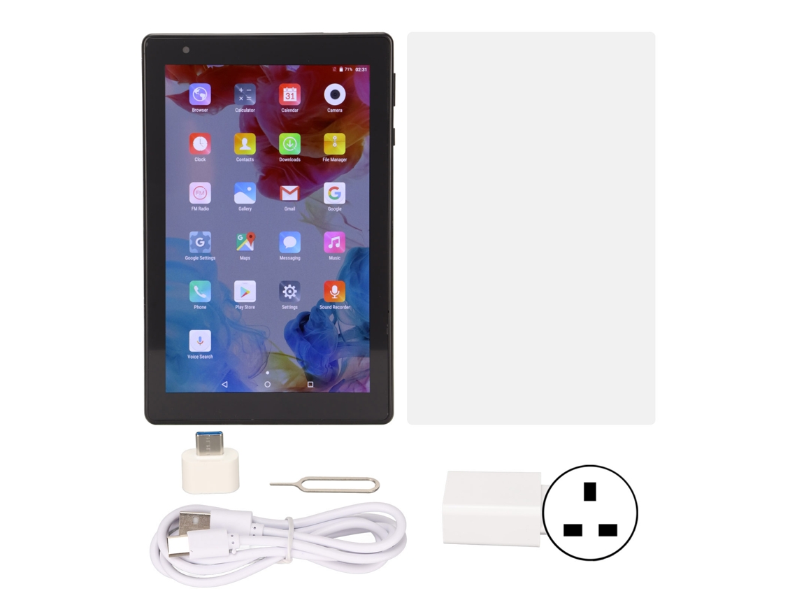 Tableta de 8 pulgadas, 2 GB de RAM, 32 GB de ROM, Dual SIM, color verde para Android 5.1 Golden Light