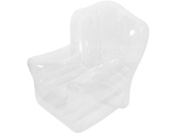Sofá Inflable Ligero De Pvc Transparente, Sillón Ergonómico Para Niños Y Niñas.