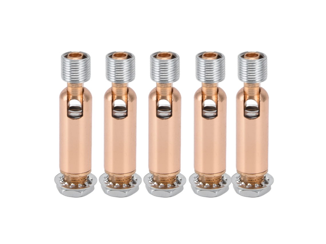 2026 5 piezas Adaptador de techo angular M10 para lámpara colgante de techo Accesorios de suspensión para candelabro Oro rosa