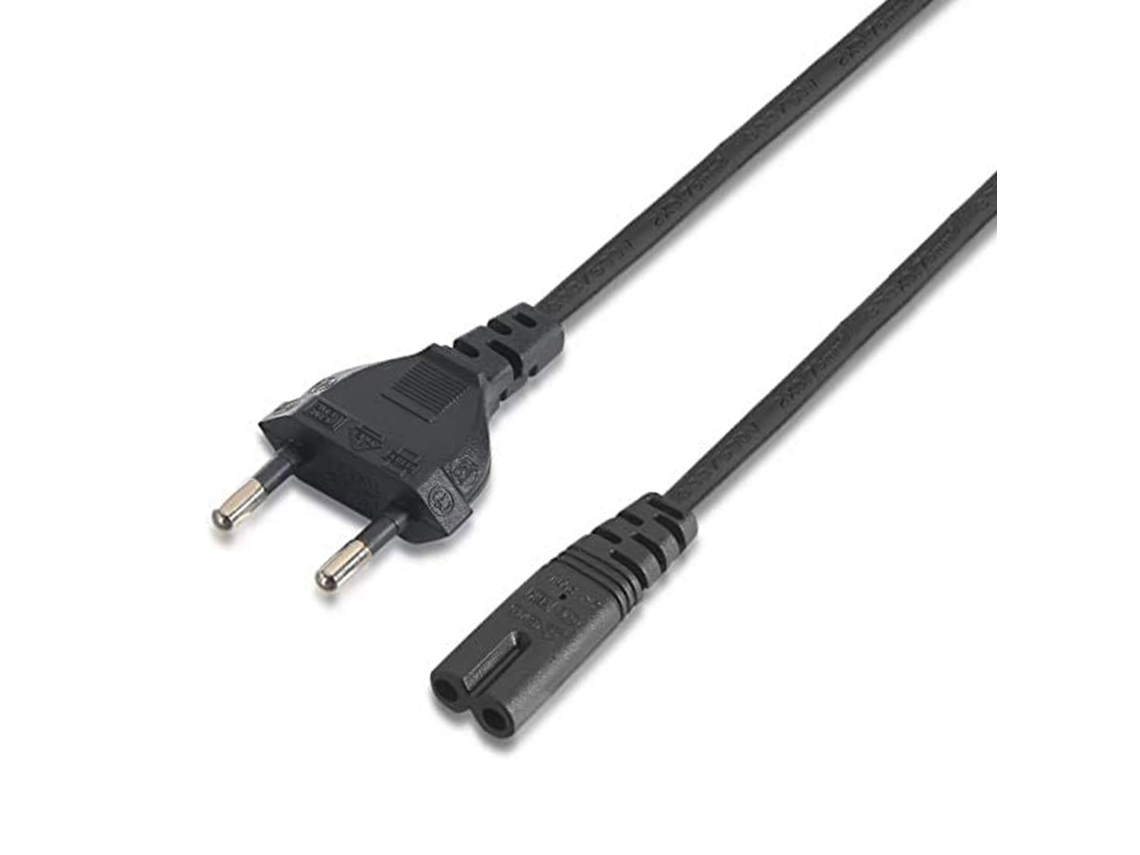 Cable de Alimentación 2 X 075mm Clavija Eu-C7 1M. LEDBOX
