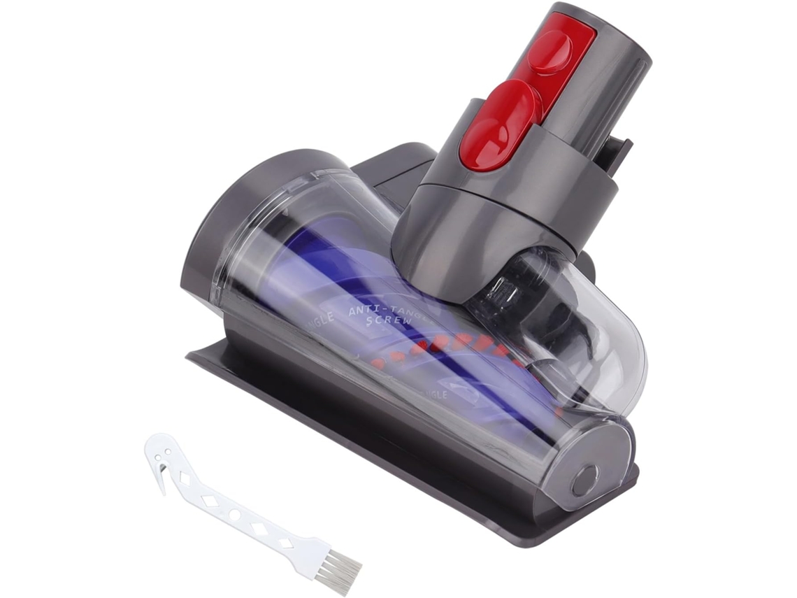 Cabezal de cepillo de turbina mini compatible con Dyson V15, V11, V10, V8 y V7 Zeuxo Mini, cabezal de repuesto antienredos.