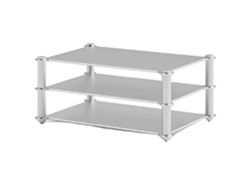 Montaje en rack, construcción en aleación de aluminio, dimensiones 10,2 x 5,9 x 3,5 pulgadas, compatible con amplificadores y DAC, capacidad de carga 20 libras (fabricante de equipos originales).