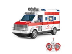 Ambulancia qh204 1/30 4 Canales 27 Hz Coche Rc Mini Autobús Autobús Escolar Clásico Chino Vintage Ambulancia Juguetes Para Niños