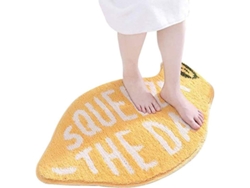 2026-alfombra Baño Forma Limón Niños Suave Absorbente Antideslizante Lavable 40x60cm Decoración Baño