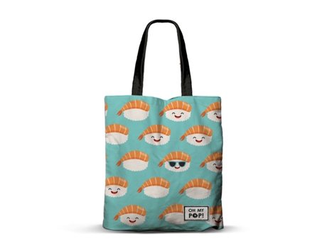 Bolsa de Compras OH MY POP! Oh My Pop Nigiri La Compra Shopping Poliéster Unisex (Azul)