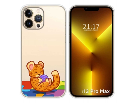 Carcasa iPhone 13 Pro Max (6.7) TUMUNDOSMARTPHONE Dibujos Transparente Multicolor