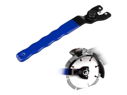 Llave Angular Ajustable Para Amoladora Angular, Llave De Pasador, Llave De Tuerca Con Mango Recubierto De Plástico, Antigoteo, Azul/negro