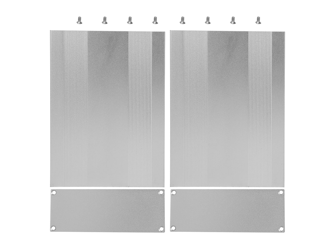 Caja De Aluminio Dividida Para Montaje De Pcb, 54x145x200 Mm
