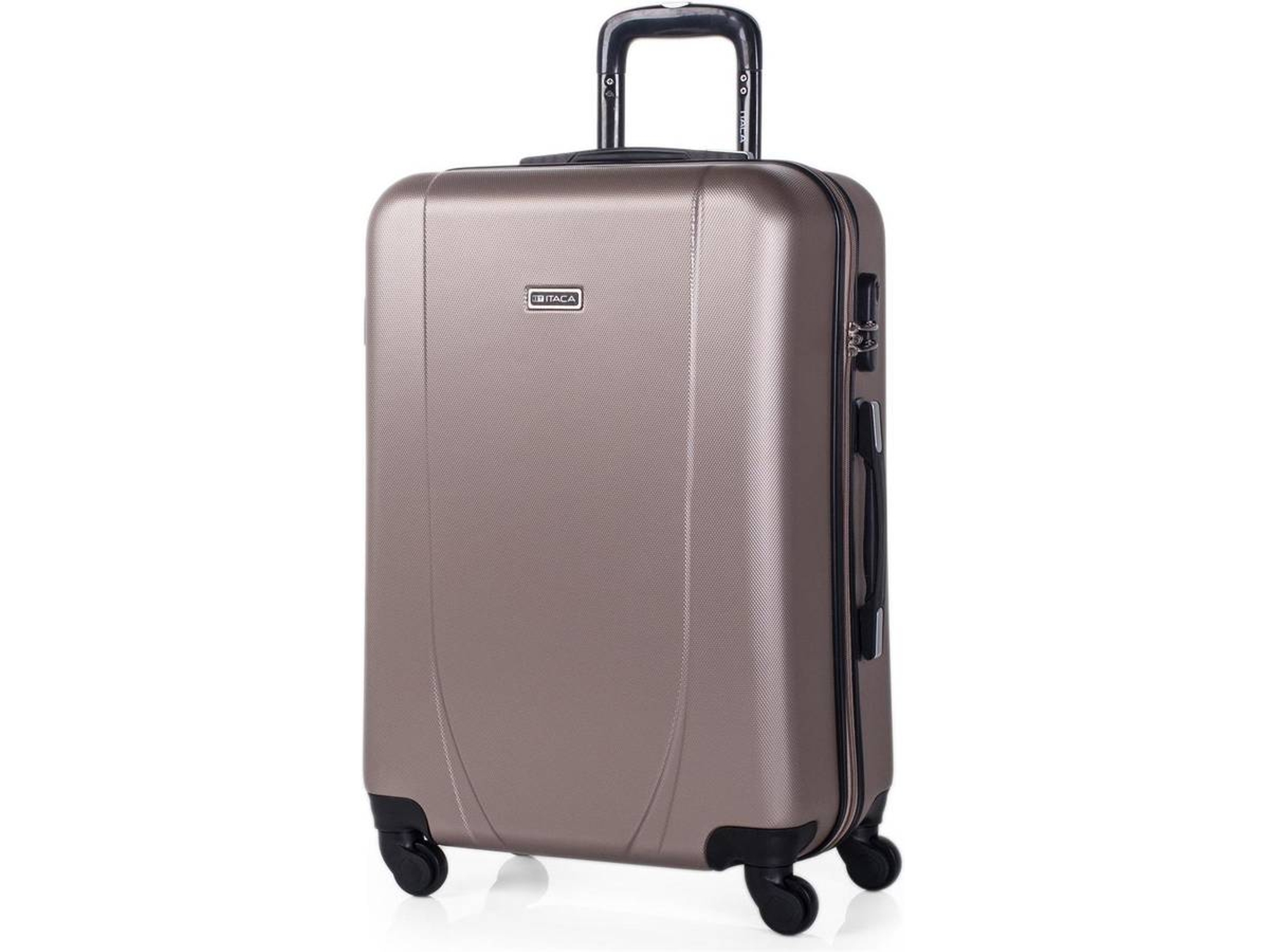 Maleta de Viaje Mediana ITACA Abs Texturizado Dorado (70 L)