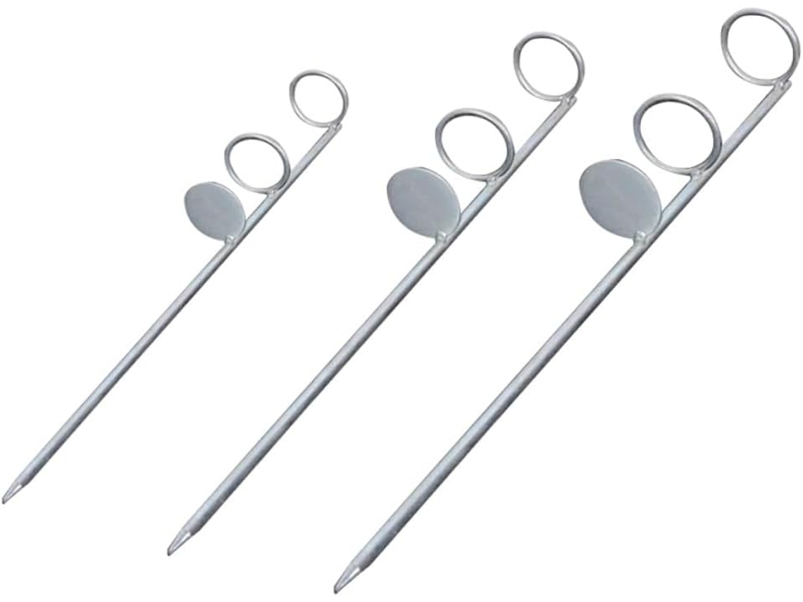 Juego De 3 Soportes Para Bastones Con Horquilla Individual.
