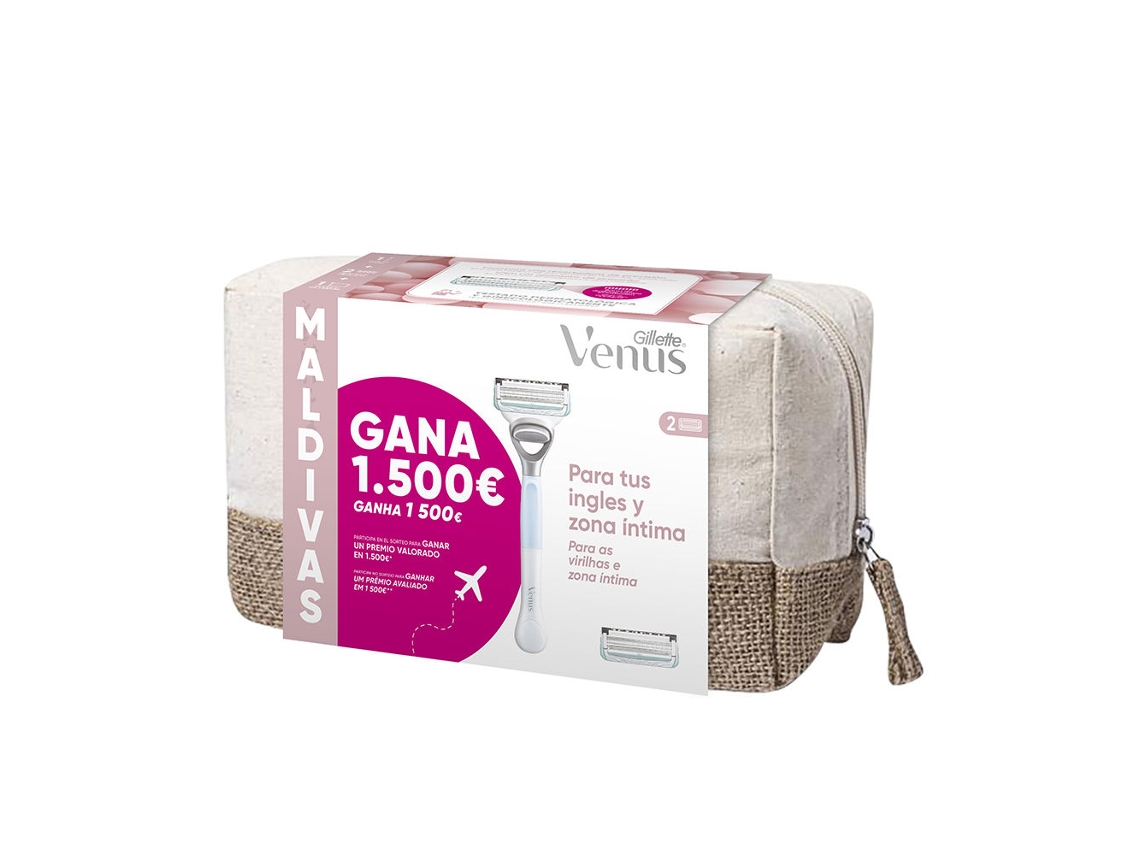Máquina Venus Intima Bag Maldives + 2 Recambios 2 Cambios GILLETTE