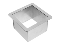 Té, Para Cocina, Pasacables De Acero Para Encimera De Cocina, Anillo Integrado Para Conducto De Basura