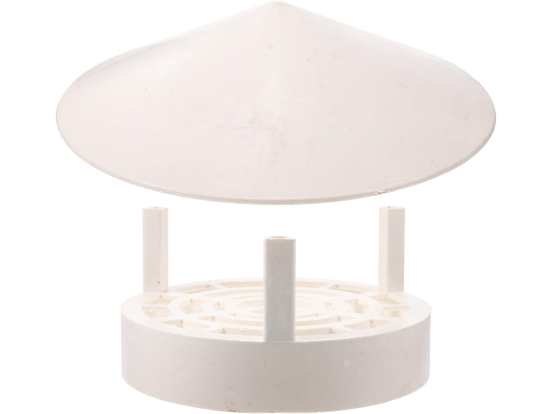 Tapa De Chimenea Impermeable De Pvc Blanco De 160-250 Mm, Tapa De Ventilación