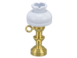 Lámpara De Mesa Para Casa De Muñecas A Escala 1/12 Decorativa Retro Miniatura Luz Modelo Mueble Juguete Para Mayores De 3 Años