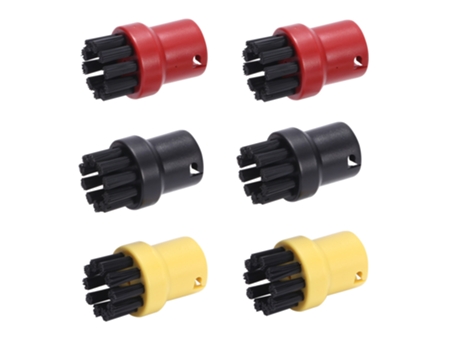 2 piezas de cepillo de limpieza a vapor para Karcher Sc1 Sc2 Sc3 Sc4 Sc5 Sc7 2.863-058 cepillos de limpieza redondos herramientas de aspiradora