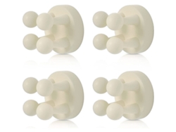 Soporte De Silicona Para Cepillos De Dientes, 4 Unidades, Con Gancho Multifuncional, Impermeable Y Autoadhesivo.