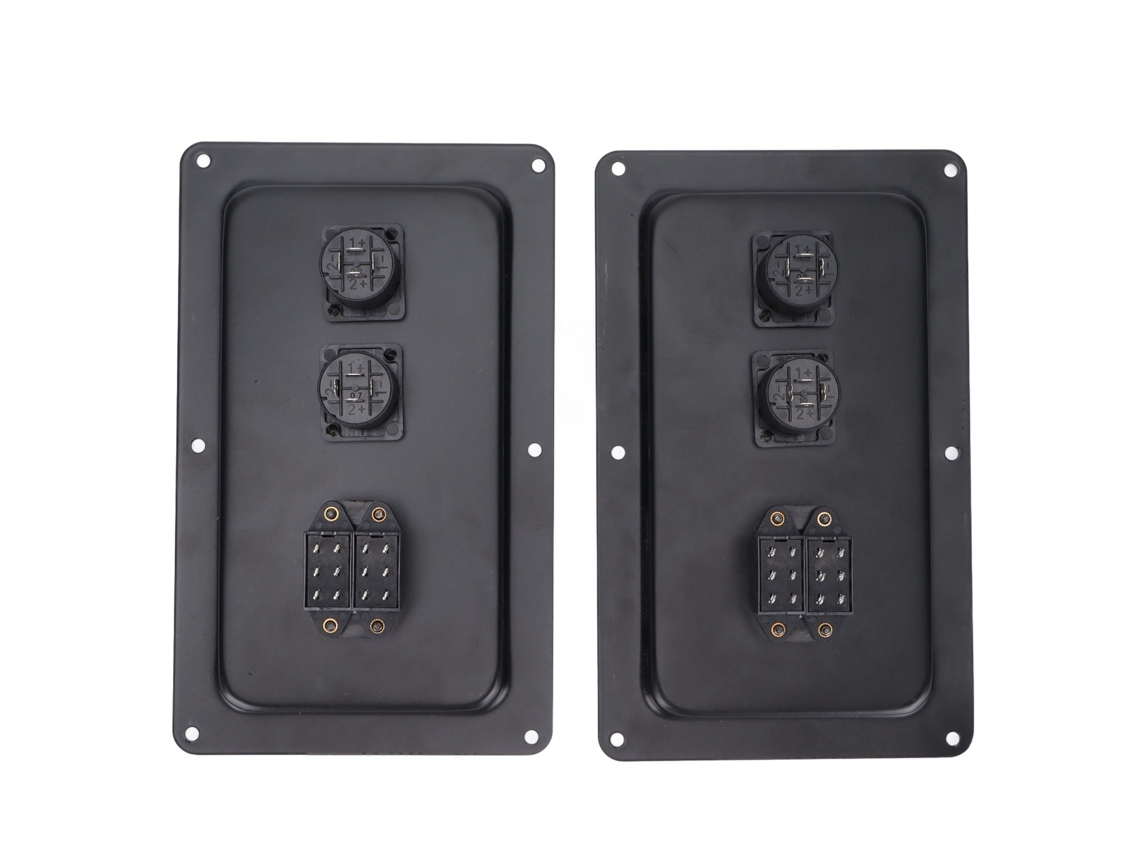 2 Paneles De Cableado Traseros Para Altavoces Profesionales, Caja De Conexión Para Altavoces De Escenario 715 725