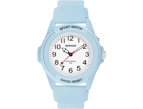 VEANXIN Relojes deportivos Correa de resina Reloj de pulsera eléctrico resistente al agua-Verde
