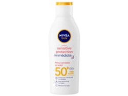 NIVEA Sun Sensitive Leche de Protección Inmediata Spf50+ 200 Ml