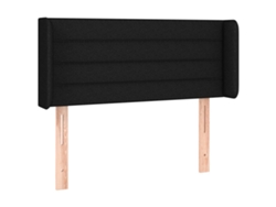 Maison Exclusive - Cabecero De Tela Negro 103x16x78/88 Cm
