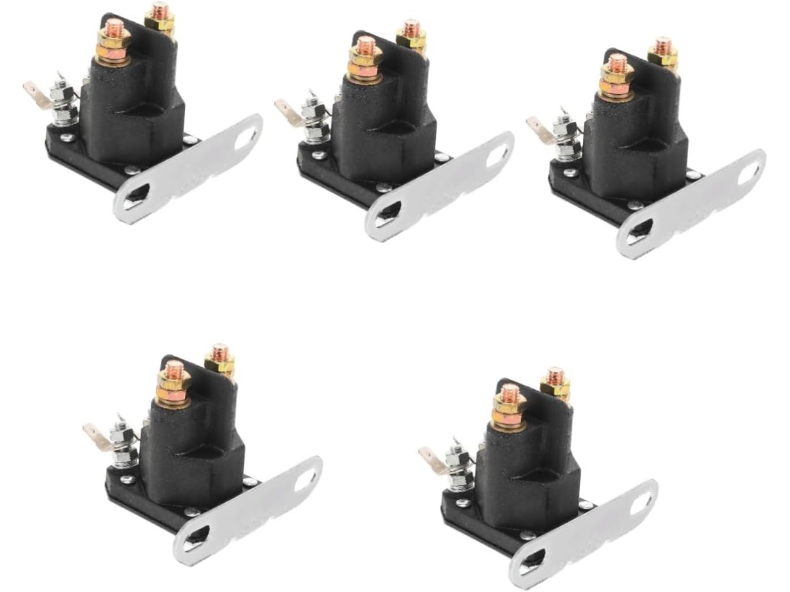 Juego De 5 Solenoides De Arranque Para Golf, Relés De Repuesto Para Coches, Color Negro.
