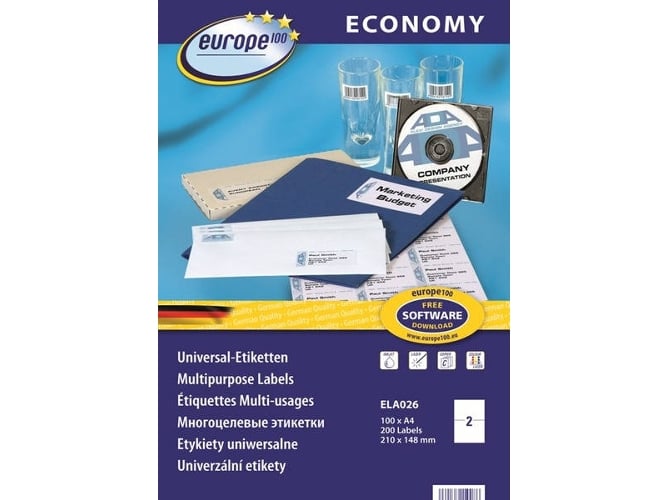 Etiquetas de impresora AVERY ELA026