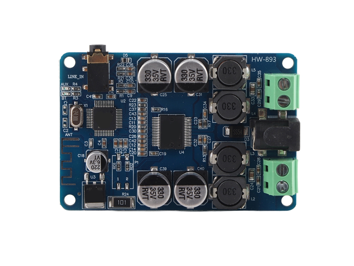 Yncm2026-placa Amplificador De Potencia Tda7492p 2x25w Con Bluetooth V2.1 E Interfaz Aux Hw‑893