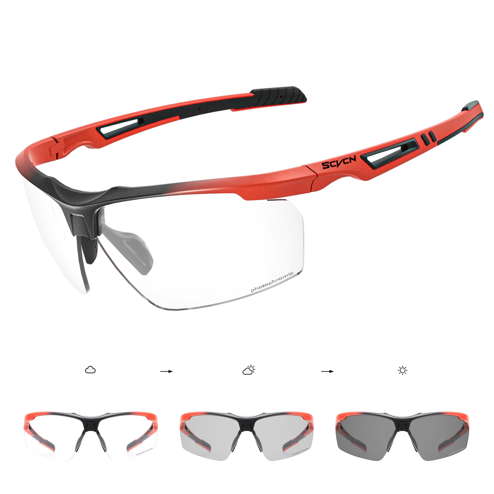 (estilo 5) Gafas De Sol De Ciclismo Fotocromáticas Unisex Con Protección Uv400.
