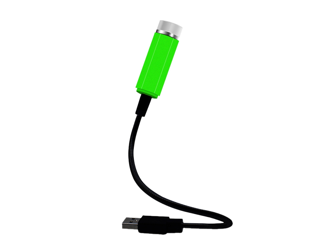 Proyector de estrellas con luz nocturna USB, luces nocturnas para decoración de coche