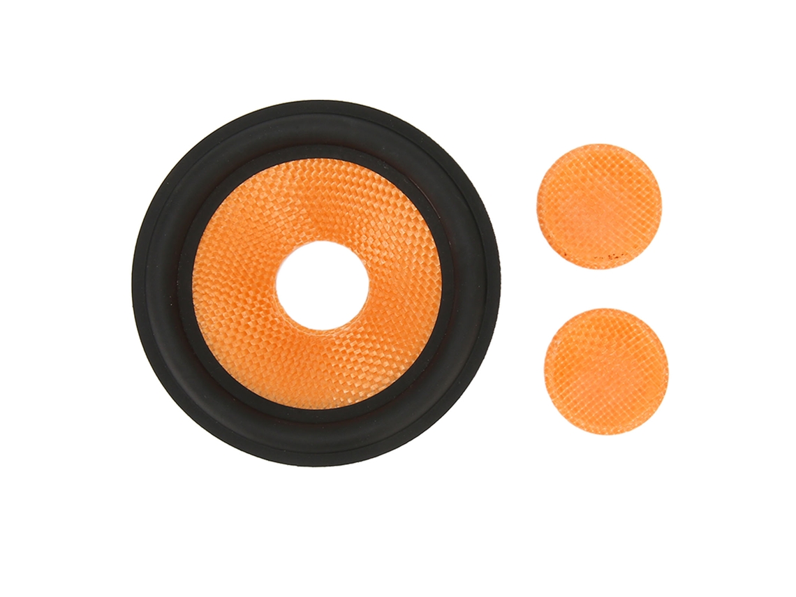 Cono De Papel Para Subwoofers, 1 Pulgada De Diámetro Interior Con Borde De Goma Para Altavoces De 4 Pulgadas.