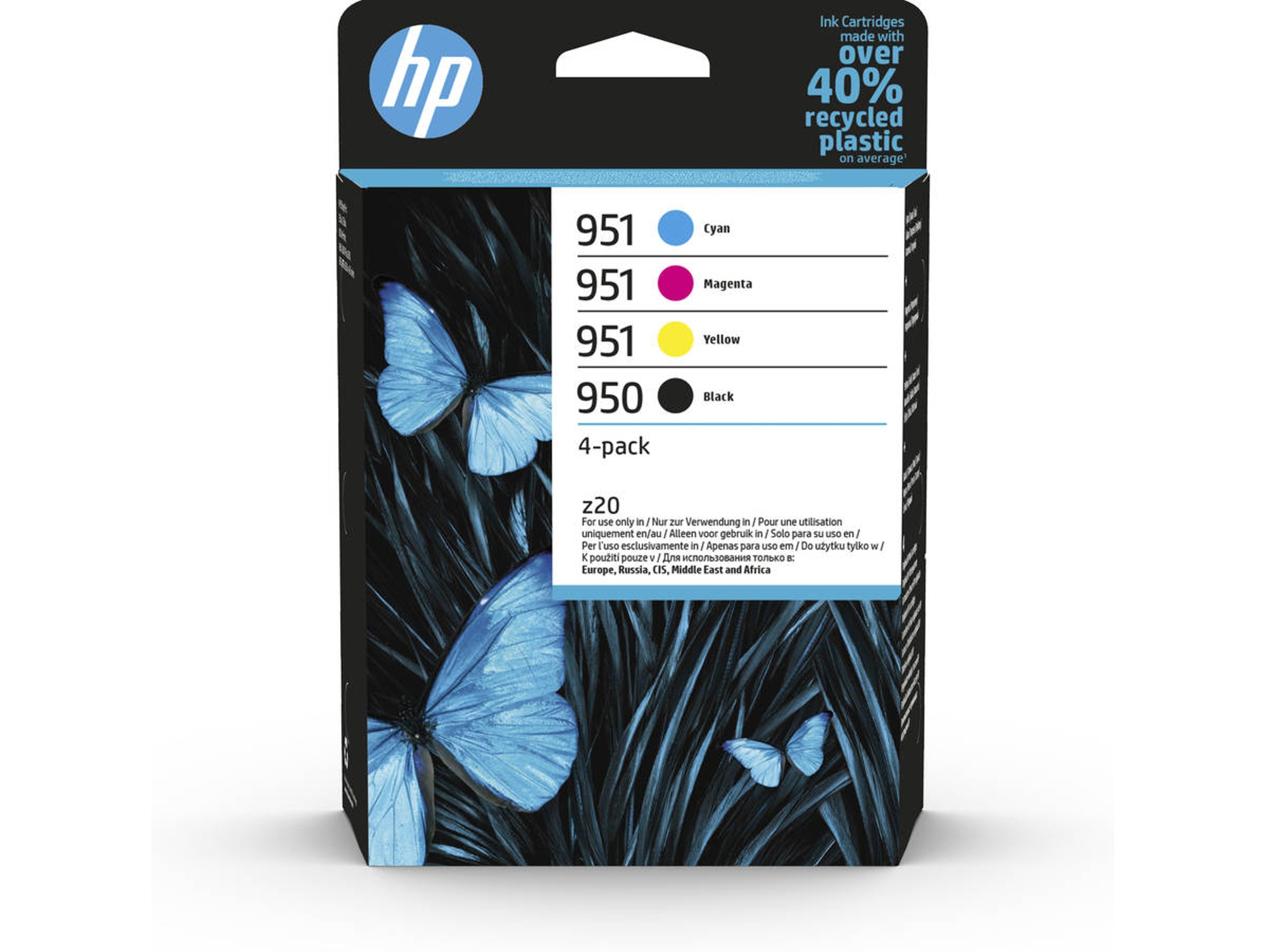 TINTEIROS HP 950 PRETO/951 PACK 4
