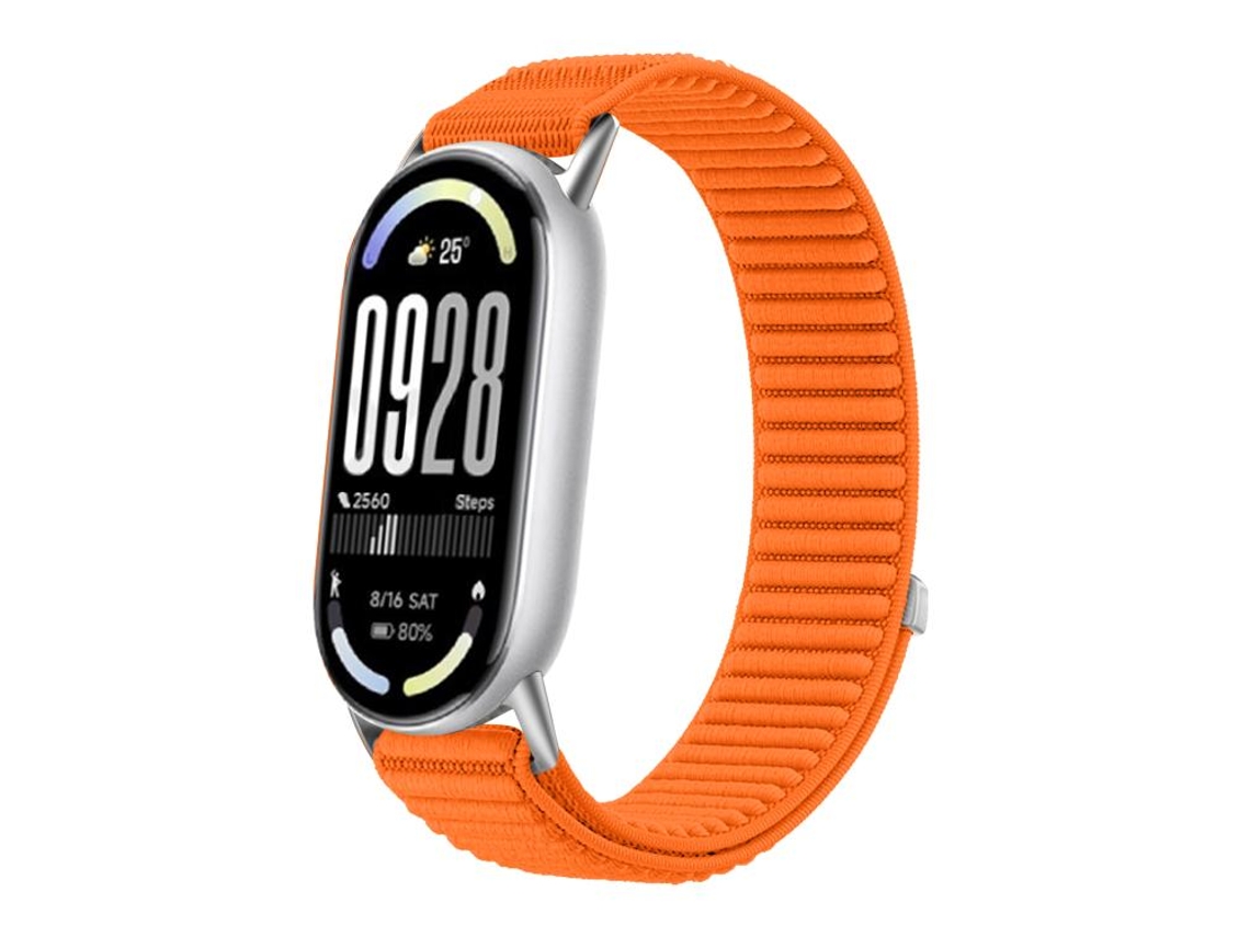 Correa para Xiaomi Smart Band 10/9/8 - Nylon trenzado - Cierre de velcro
