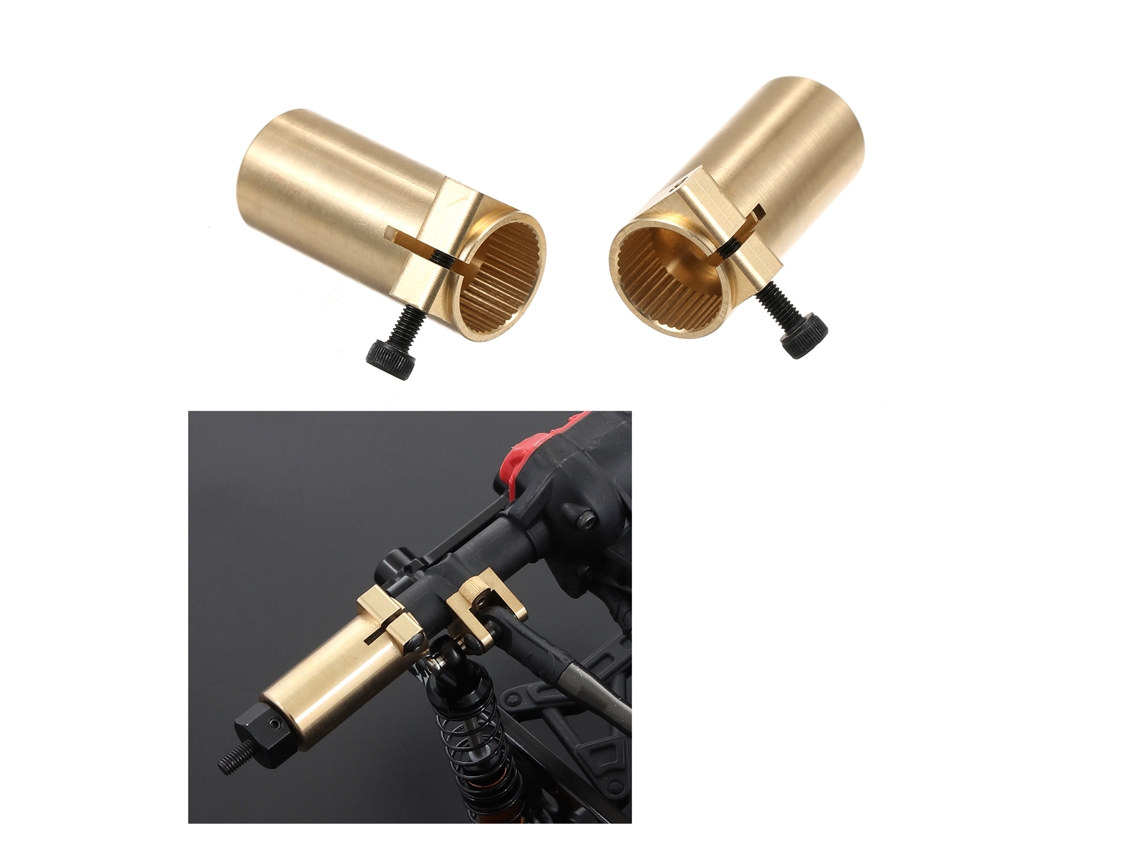 Ymsl Pieza De Repuesto De Bronce Para La Copa Trasera Del Eje Trasero Para Coches Rc Axial Scxii 90046 90047, 2 Unidades Hxl