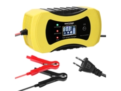 Cargador Inteligente De 12 V Y 8 A De 3 Etapas Con Pantalla Lcd Para Baterías De Coche, Motocicleta, Agm, Gel, Sla Y De Plomo-ácido.