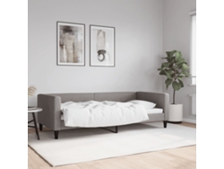 Sofá Cama Sin Colchón Tela Taupe 90x200 Cm