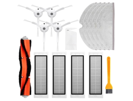 Escova lateral principal de pano com filtro hepa para xiaomi roborock s5 s6 puro
