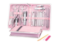 Kit De Manicura Y Pedicura De 29 Piezas Para Mujeres Y Hombres, Juego De Cortaúñas Con Accesorios De Calidad.