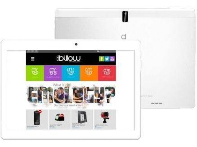 Tablet BILLOW X101PROS+ (10.1'' - 32 GB - 2 GB RAM - Wi-Fi - Plata y Blanco)