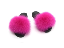 2026-zapatillas De Piel De Zorro Para Mujer - Chanclas Abiertas Confort In/outdoor Suelas Antideslizantes