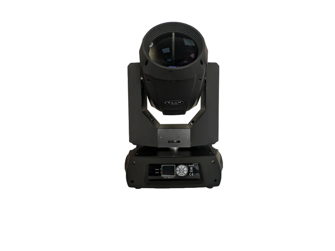 Cabezal de haz móvil, control DMX, efectos coloridos, 1 luz OEM
