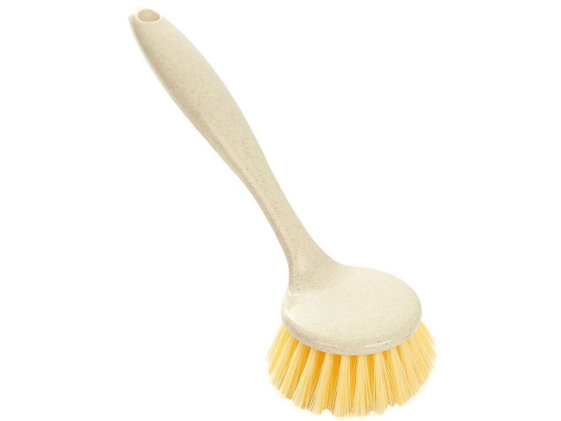 Rebe-cepillo Para Platos, Mango Largo, Cerdas Suaves, Agarre Cómodo, Reutilizable, Eficiente, Para Fregadero, Sartenes Y Encimeras.