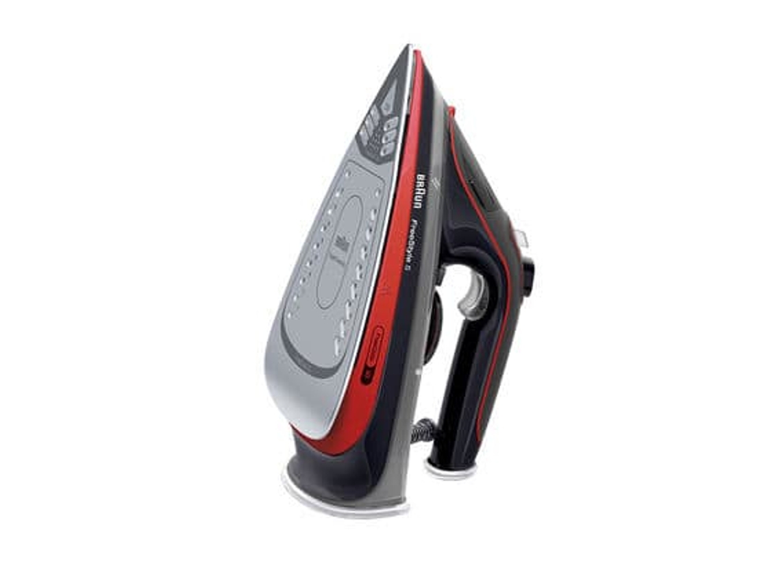 BRAUN Si 5057 Rd Plancha a Vapor Suela de Cerámica 2700 W Negro Rojo