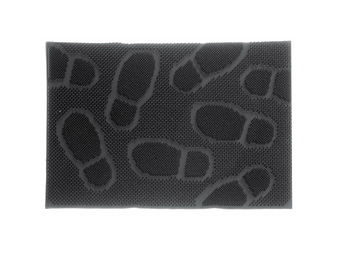 Alfombra BIGBUY GARDEN (0.80 x 60.00 x 40.00 cm - Gomma - Negro)