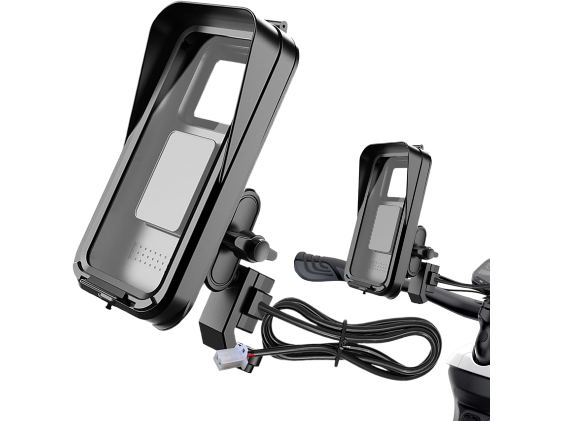 Soporte Para Teléfono De Bicicleta Para Manillar | Resistente Al Agua | Para Teléfonos Con Lluvia