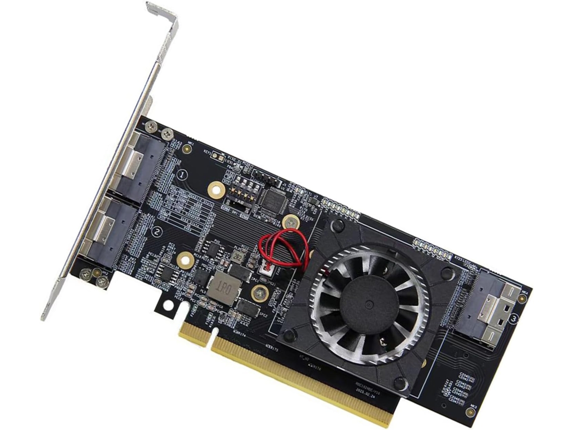 Tarjeta Pcie Con Soporte Multiprocesamiento Para 5 Dispositivos De Almacenamiento. Enlace