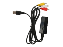 Convertidor De Interfaz Multimedia Rca A Hd Compatible Con 1080p, Fuente De Alimentación Usb, Adaptador De Interfaz