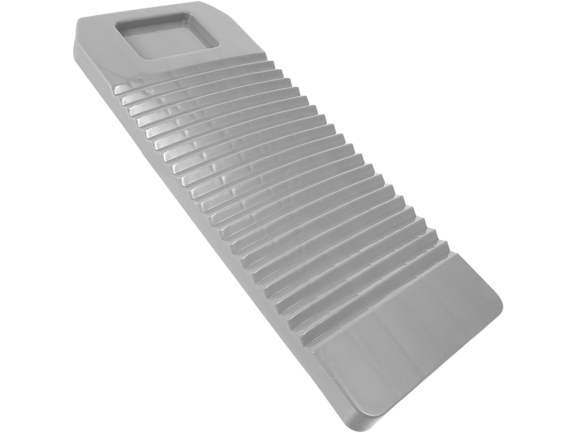 Tabla de lavar portátil antideslizante de plástico para lavar ropa a mano en casas pequeñas o residencias estudiantiles.