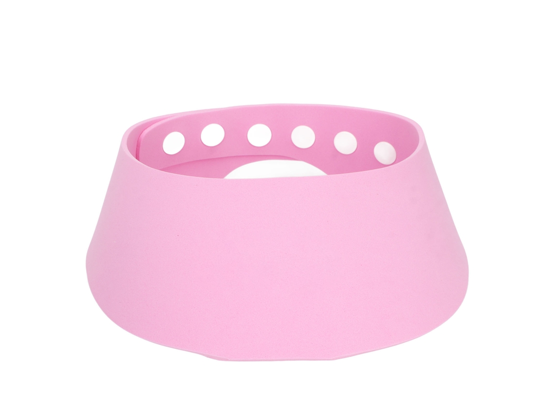 Protector De Pelo Suave Eva Grueso Ajustable Gorro De Baño Para Niños Bebés Bebé Rosa